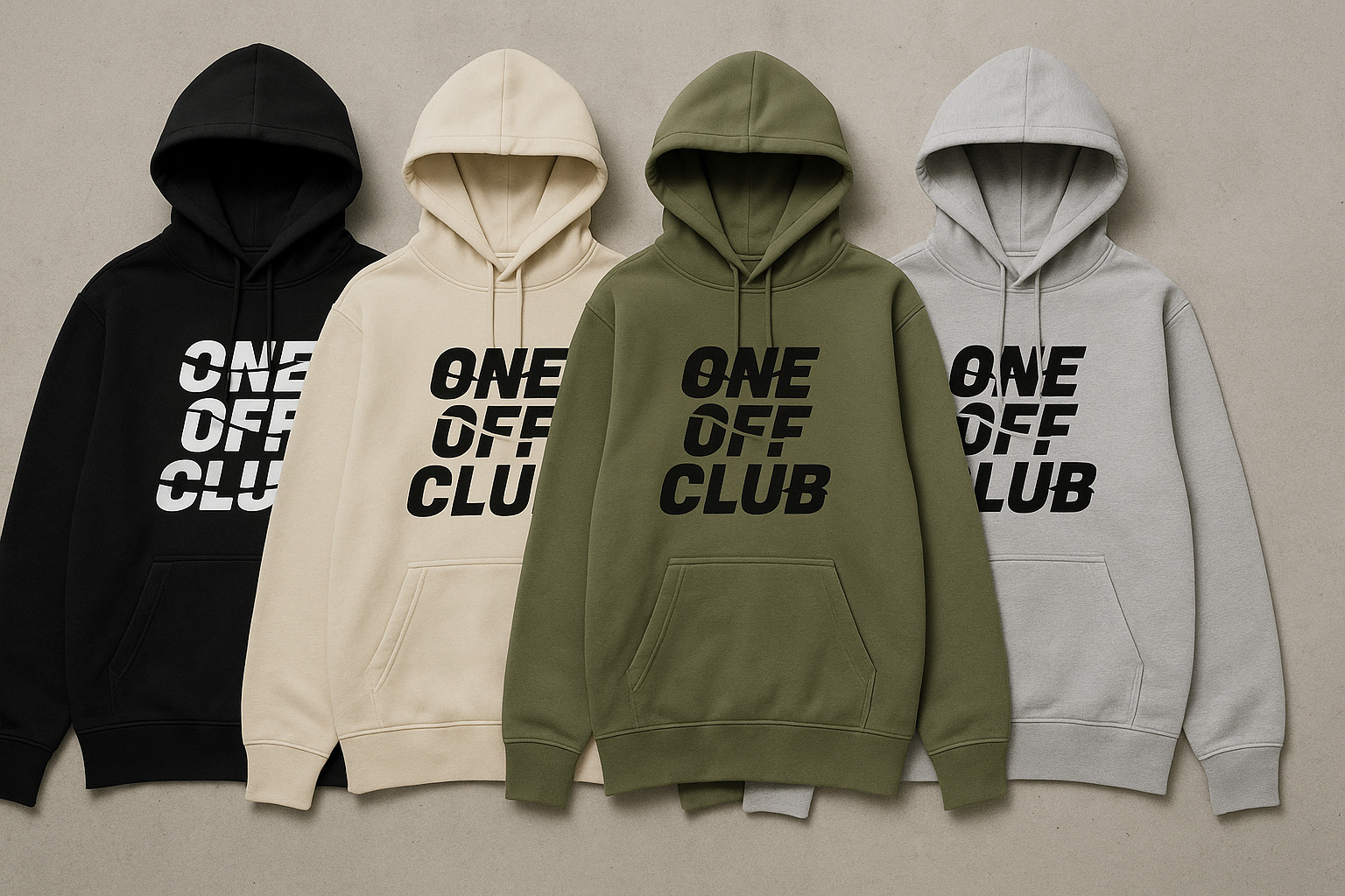 One Off Club Mockup