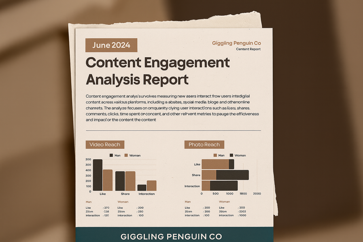 Giggling Penguin Co Mockup