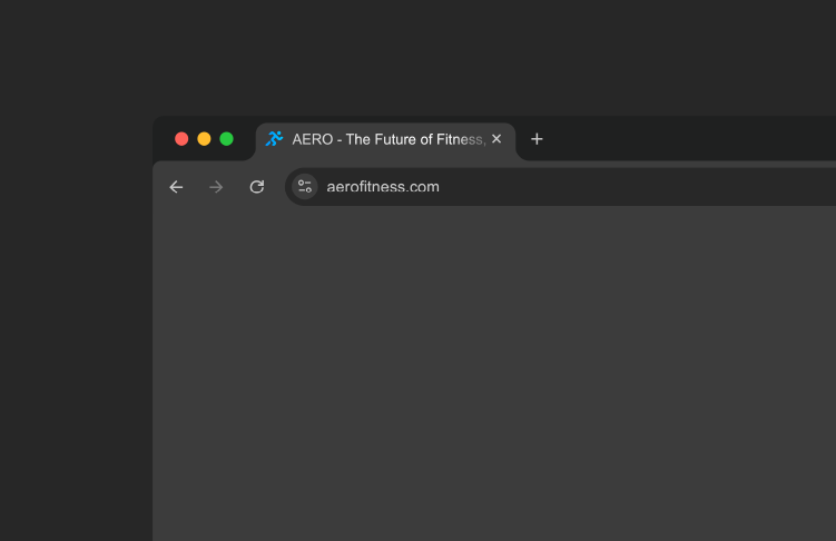 AERO Fitness Mockup